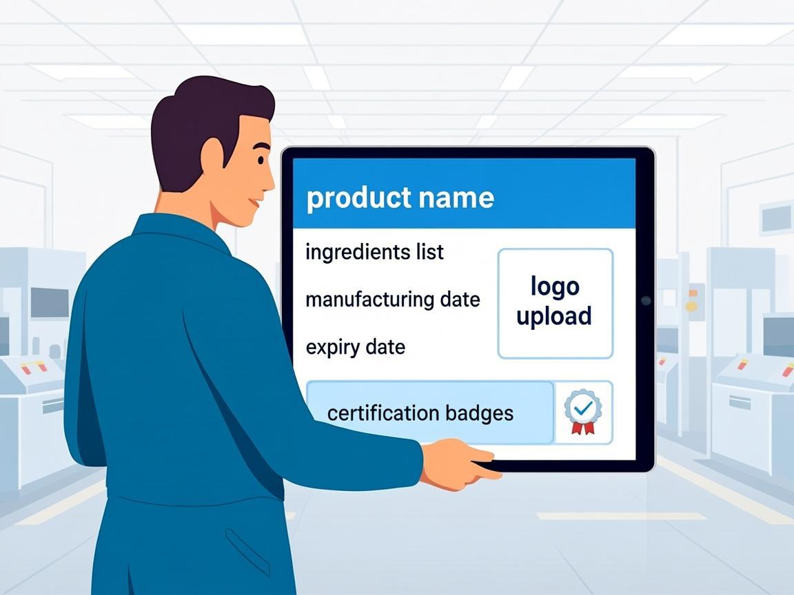 Création d'un produit VerifScan sur tablette
